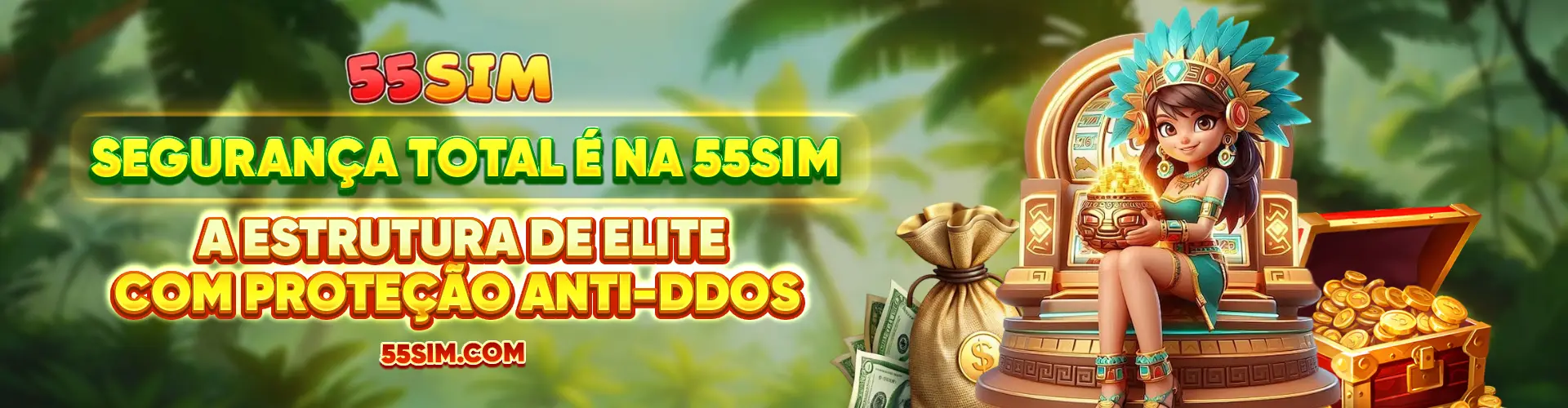 SEGURANÇA TOTAL É NA 55SIM A ESTRUTURA DE ELITE COM PROTEÇÃO ANTI-DDOS 55SIM.COM